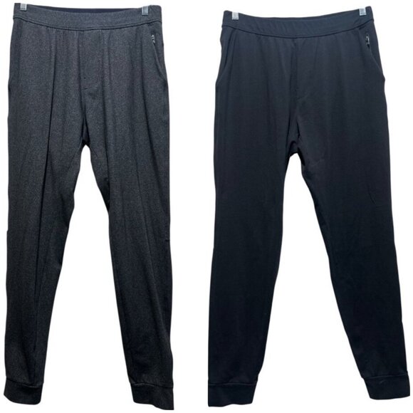 Public Rec Other - Public Rec Set of 2 Pants Men Sz 32 Black Gray All Day Joggers Athleisure Office